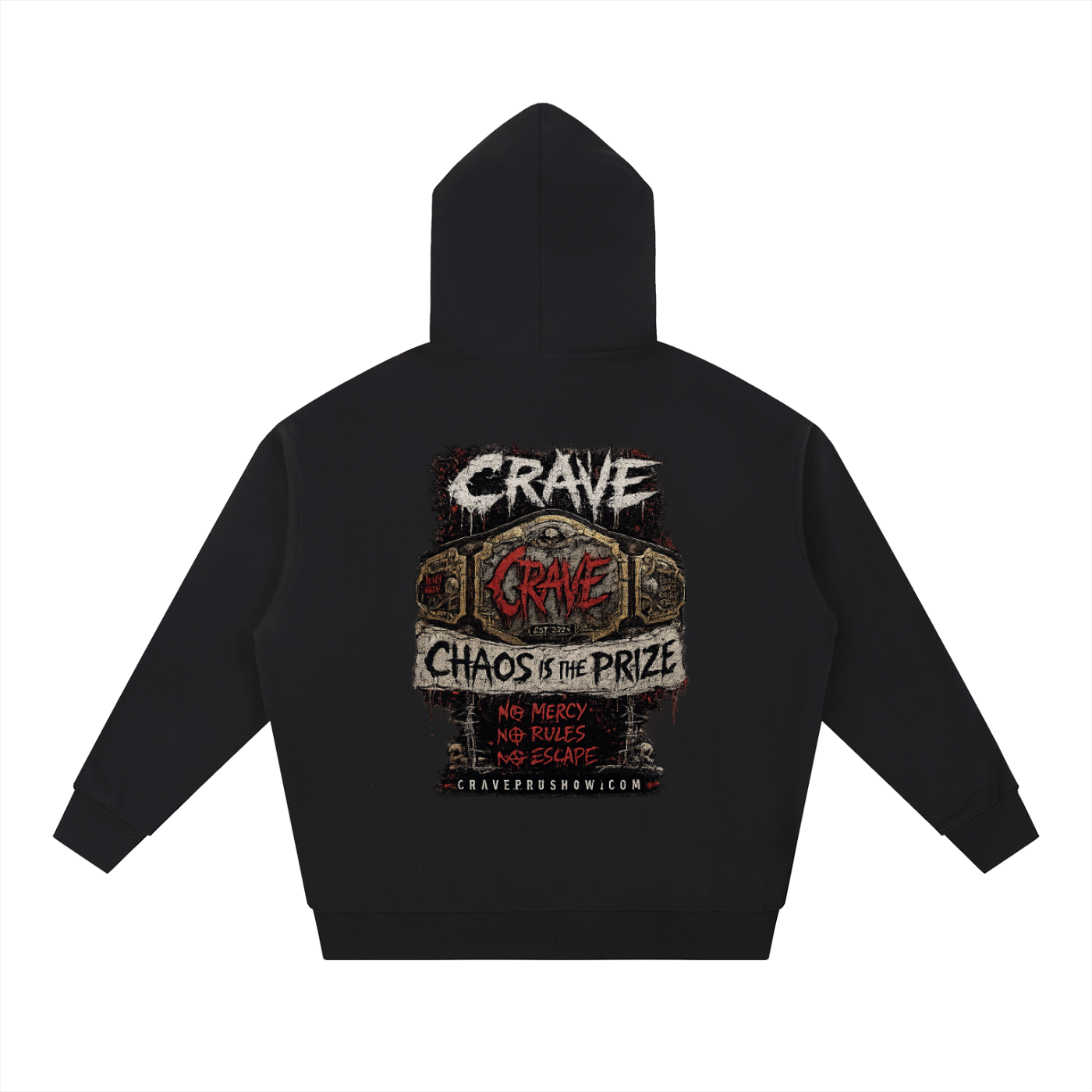 crowned with chaos hoodie