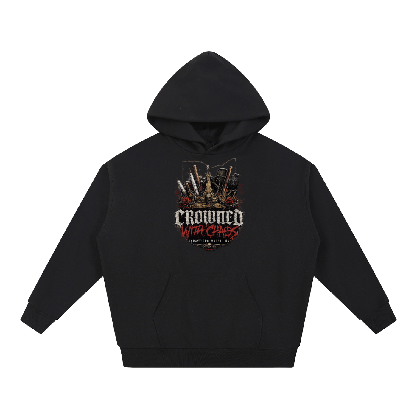crowned with chaos hoodie