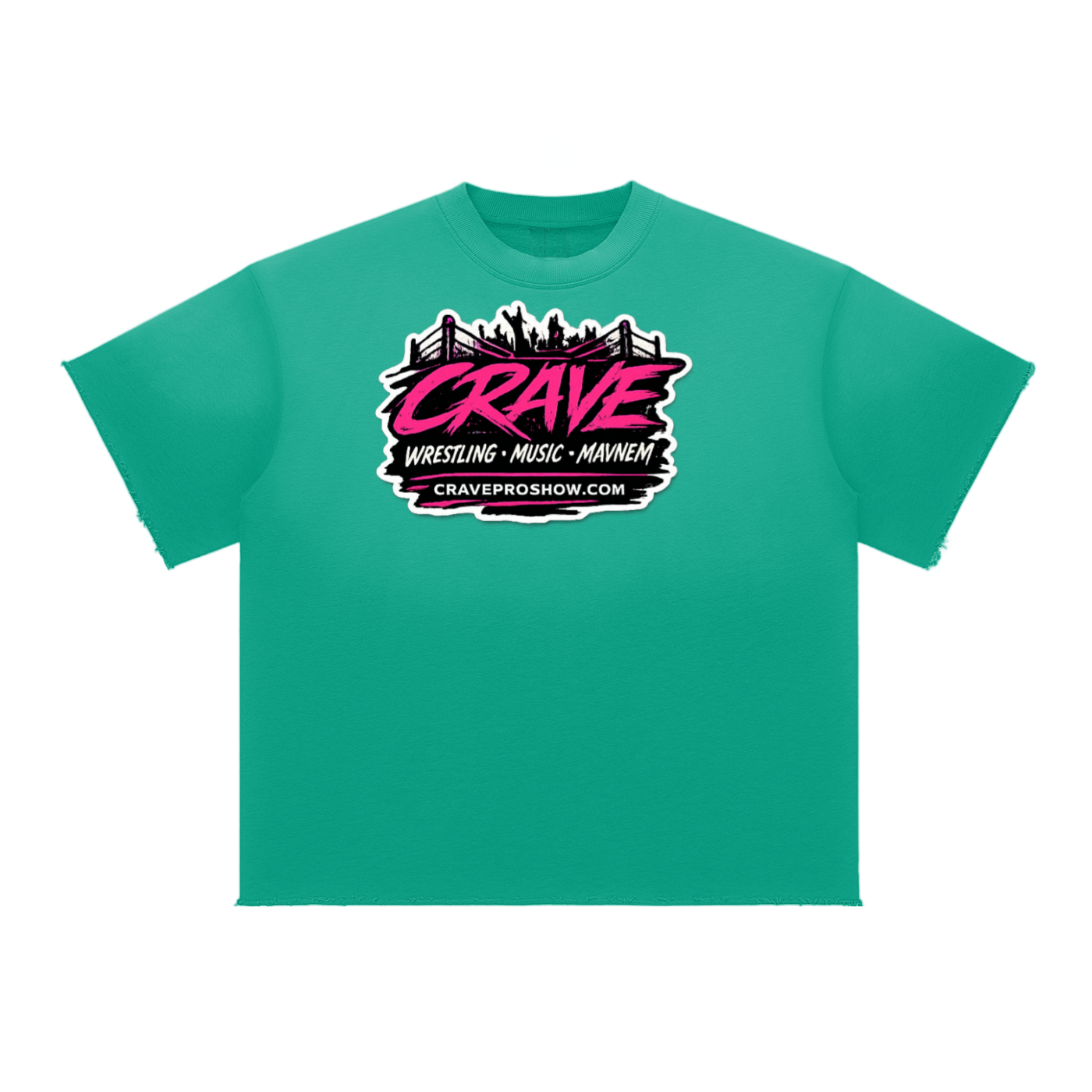 Sun Fade CRAVE Raw Edge T-Shirt