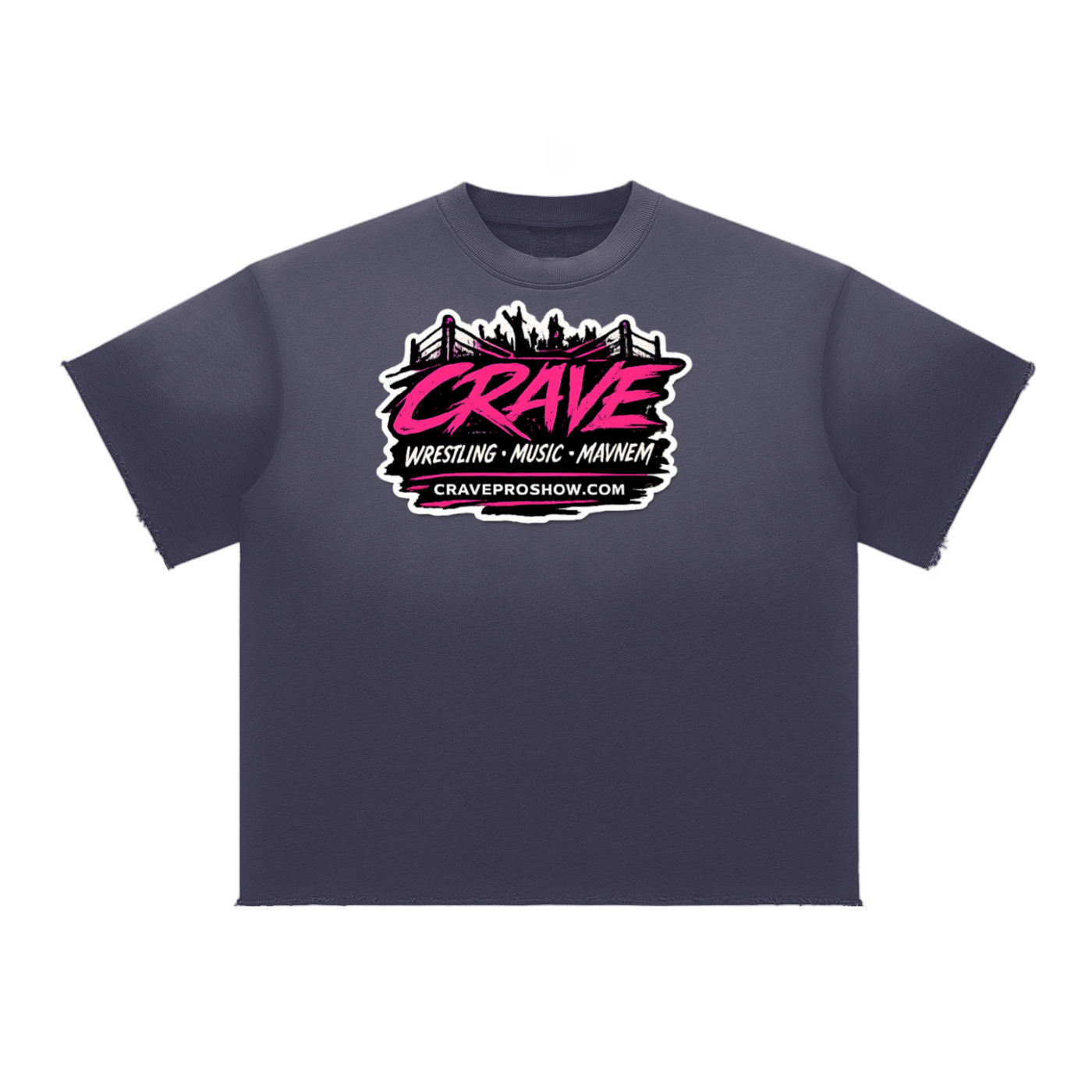 Sun Fade CRAVE Raw Edge T-Shirt