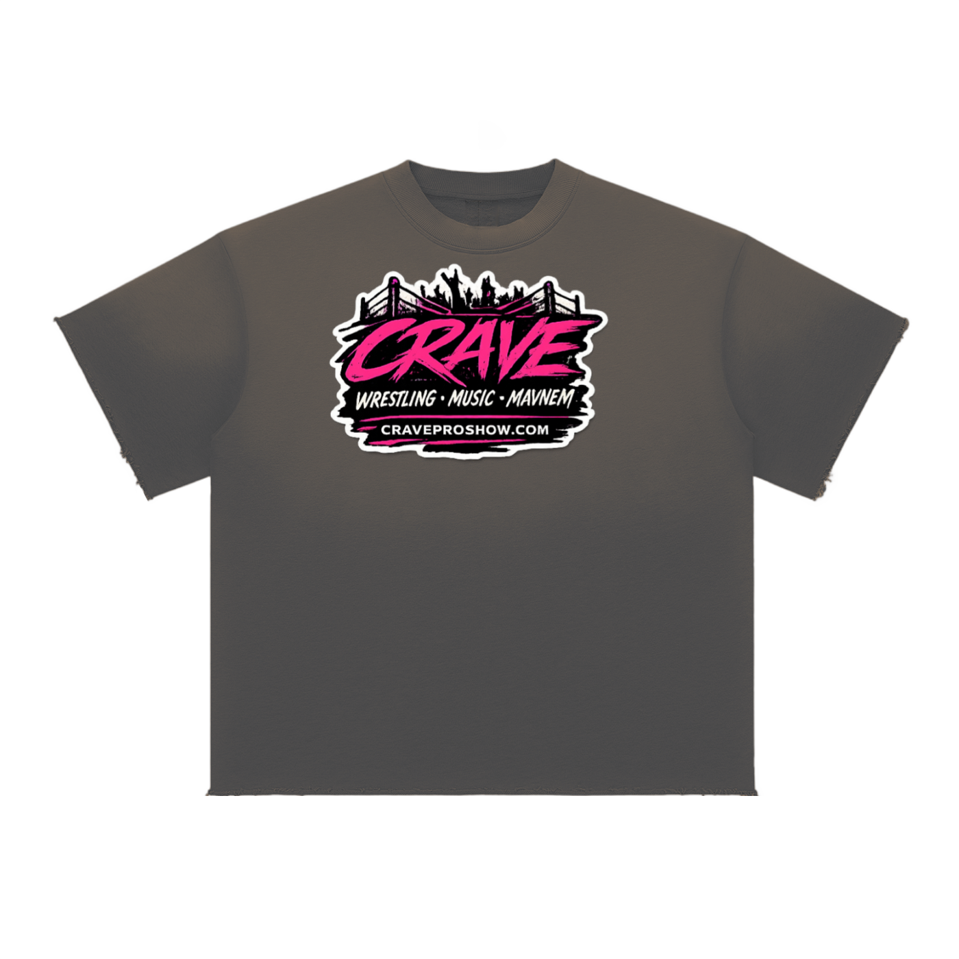 Sun Fade CRAVE Raw Edge T-Shirt