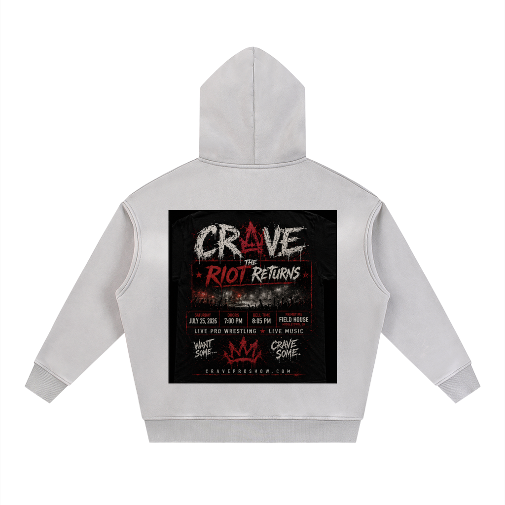 CRAVE: THE RIOT RETURNS — FIRST BLOOD EDITION Hoodie